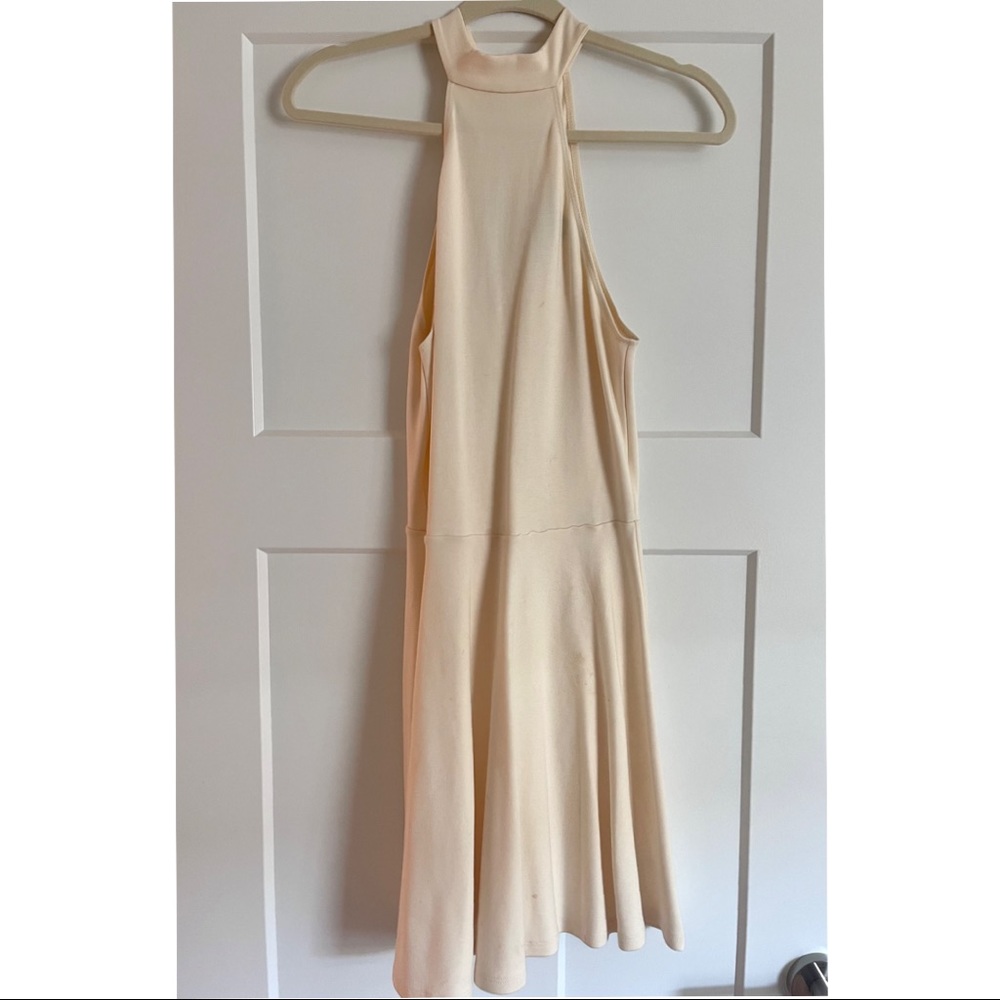 American Apparel Ivory A line dress/ Size small